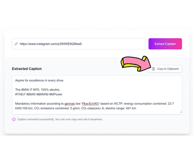 Best Instagram Caption Grabber - No Ads, No Tracking